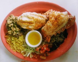 Picture of a lobster plate
