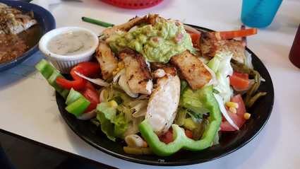 Picture of a chicken salad